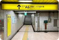 都営三田線水道橋駅から水道橋店までの道のり2